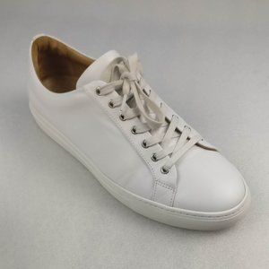 Thursday Boots - Everyday White Leather Sneaker, Handcrafted in Portugal, 12.5US
